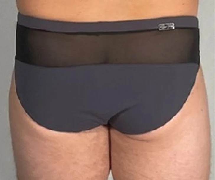 Whisper Back Swim Brief in Smoke